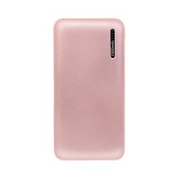УМБ LOGILINK 12W 10000MAH, USB-C IN + КАБЕЛЬ MICROUSB (TYPE-C) РОЖЕВА